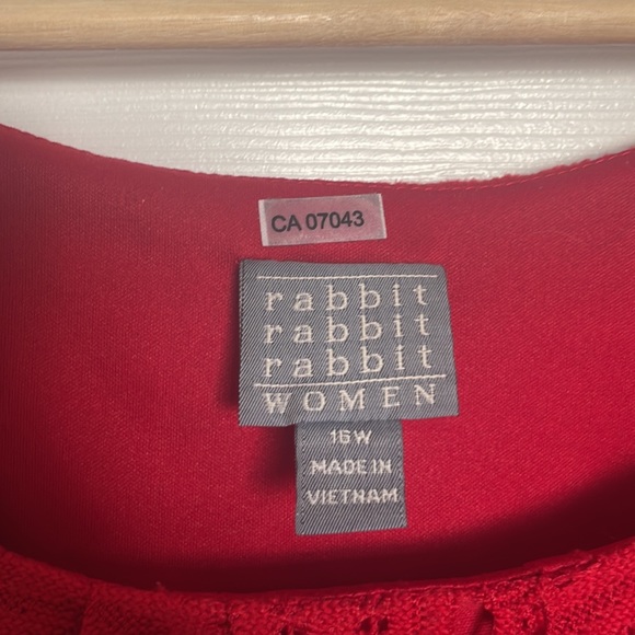 Rabbit Rabbit Rabbit red lace shift dress - Picture 2 of 10